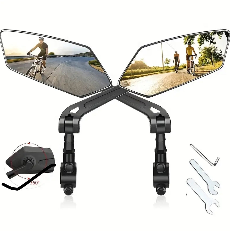 2-Pack Bicycle Rearview Mirrors